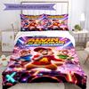 Set Biancheria da Letto 3 Pezzi Alvin e i Chipmunks Copripiumino Chiusura Include 1 Copripiumino e 2 Federe, Morbido e Confortevole per Tutte le Stagioni.