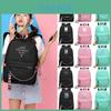 Kpop Bangtan Boys Bts Mochila Carregamento USB Bolsas Escolares Mochila Bolsas de Viagem
