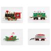 Good-Christmas Train Set Railway Train Carriage Toy Christmas Train Tree Decoration Track Electric Toy Children Gift