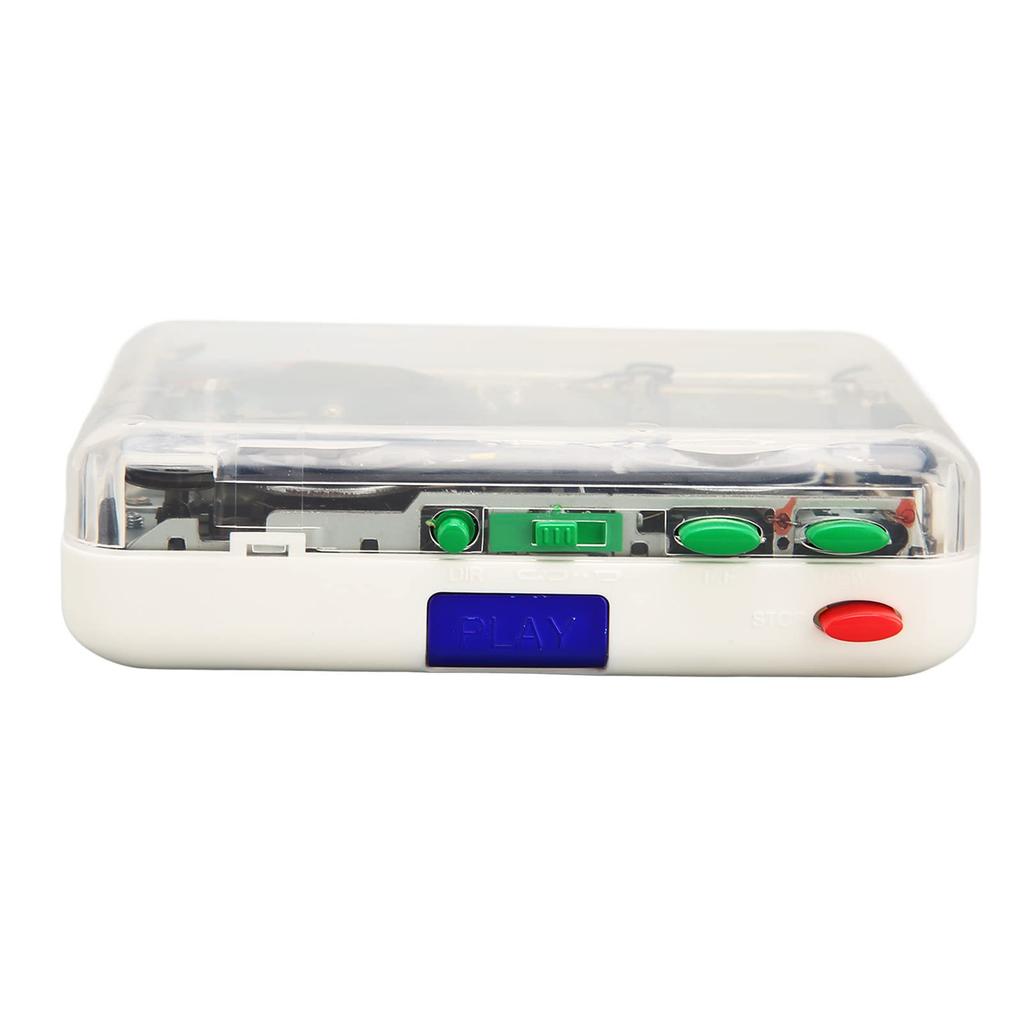 Portable Cassette Player with Convert Old Tapes and Cassettes to Capture via Tape to MP3 Compatible with Windows and OS X Headphones, MP3, USB,
