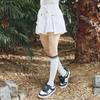 CHALLENGER Women'S Culottes With Detachable Mesh Big Pockets And Waist Drawstring, White