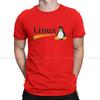 Classic O Neck Tshirt Linux Operating System Pure Cotton Fabric Basic T Shirt Men Clothes Fashion Oversized