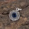 London Blue Topaz Gemstone 925 Sterling Silver Handmade Pendant 1.06" Jewelry For Girl PP-29-16