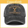 Yellow Stone Letter Embroidery Design Cotton Baseball Cap With Sunshade And Breathable Material For Outdoor Use