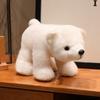Cartoon Plush Bear Stuffed Animal With Long Pile Fur For Children Gift Giving