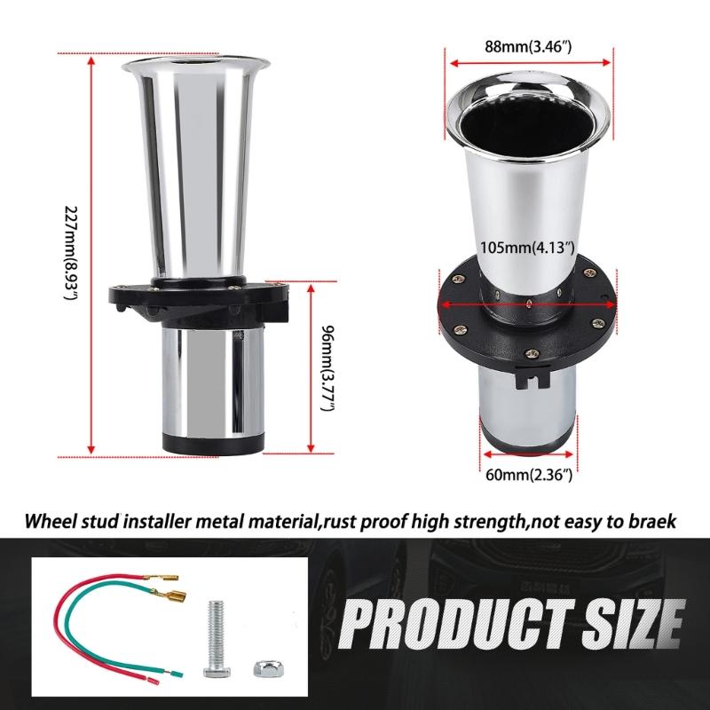 Universal Loud Car Horn 12V Electric Trumpet Train Horn Super Loud Waterproof