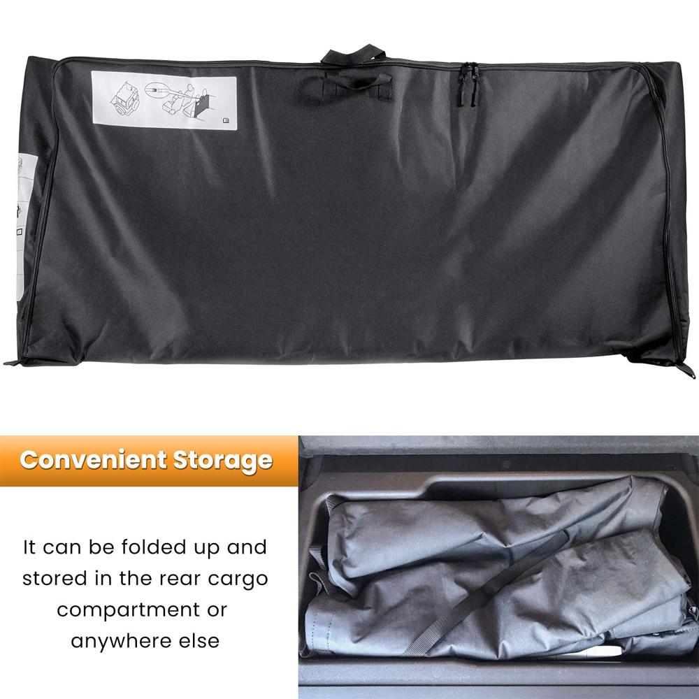 Soft Top Window Storage Bag for Jeep Wrangler 2009-2018 JK/JKU and 2018-2025 JL JLU 2-Door & 4-Door Sahara Freedom Rubicon