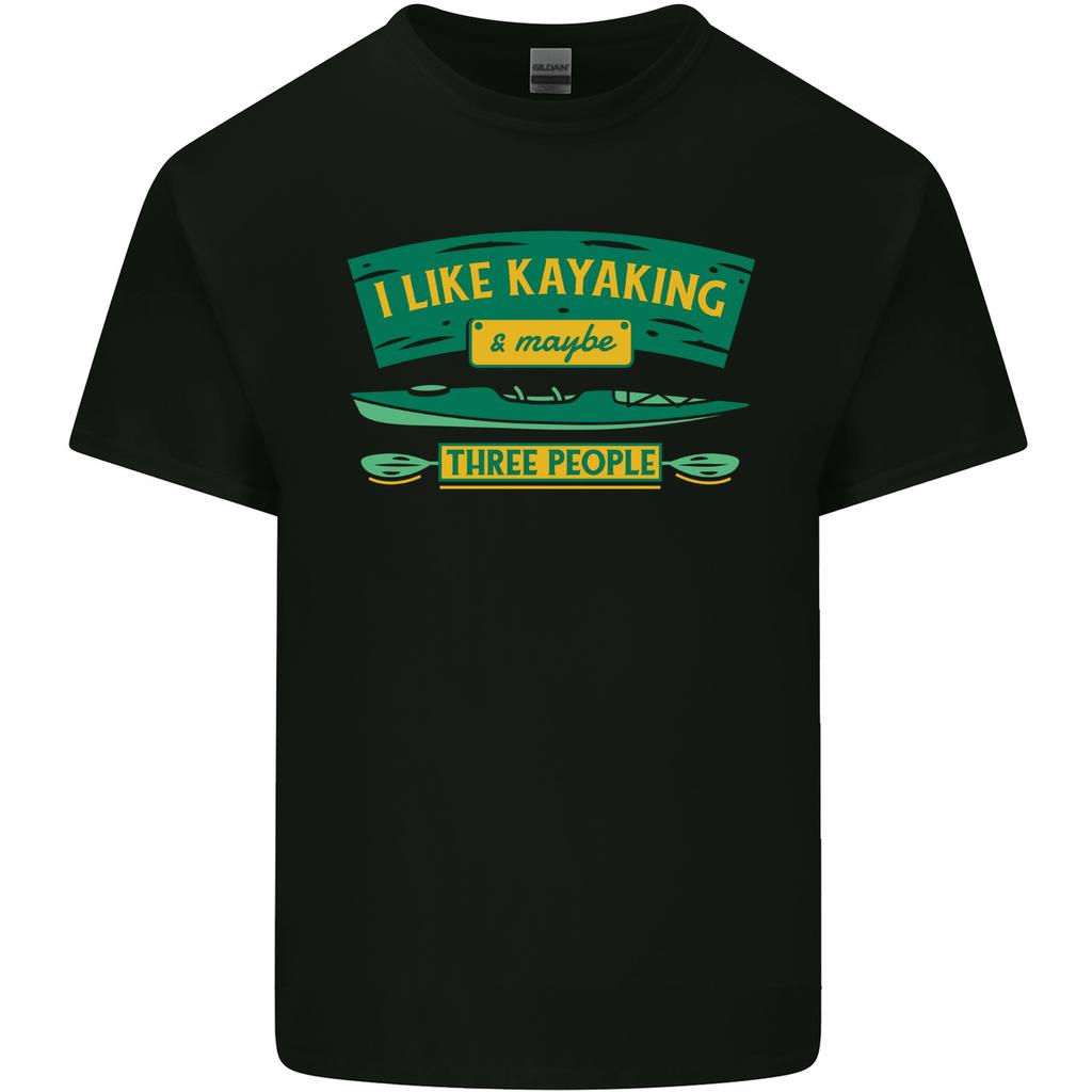 I Like Kayaking 3 People Funny Kayak Unisexs Light Cotton TShirt