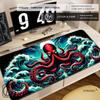 Octopus Desk Mat Red Octopus Tentacles Mouse Pad Big Gaming XXL Large Computer Mouse Pad for Gamers Large Extended HYBXXC