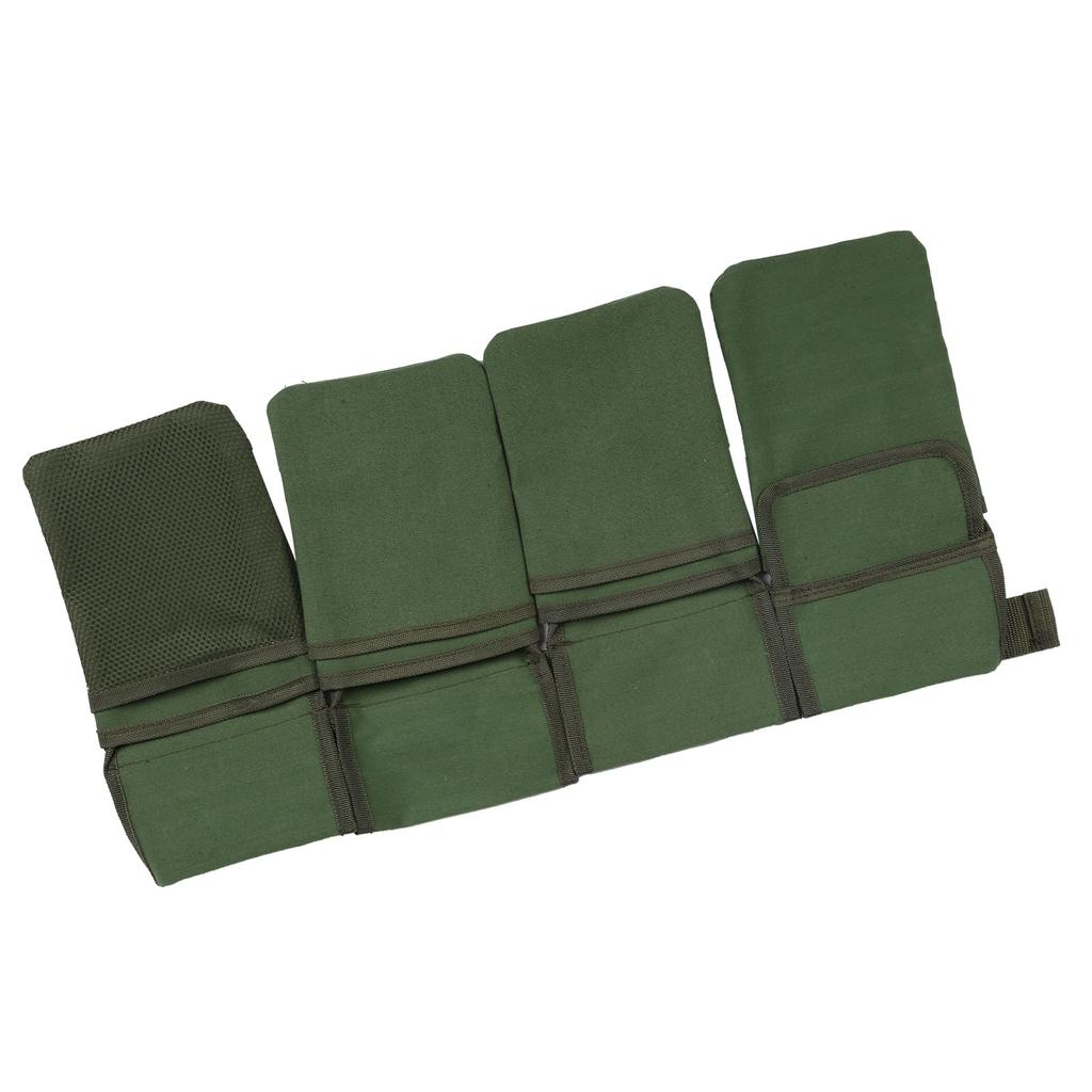 Fourpocket Belt Bag Portable Tool Pocket Oxford Fabric Tool Pouch with Safe Buckle for Gardener Woodworker