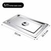 Kujucun Stainless Steel Gastronorm Pan Food Container