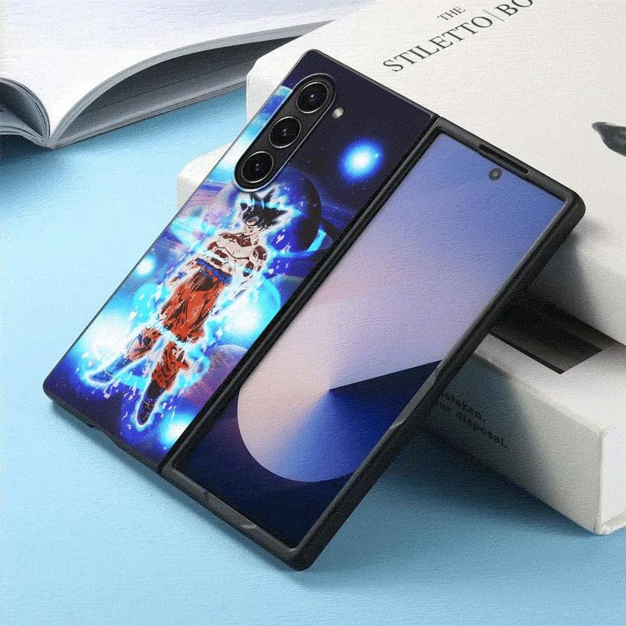 Dragon Ball Saiyan Vegeta Case for Samsung Galaxy ZFold3 ZFold4 Z Fold 7 6 5 4 3 ZFold6 ZFold5 ZFold7 Back Phone Cover