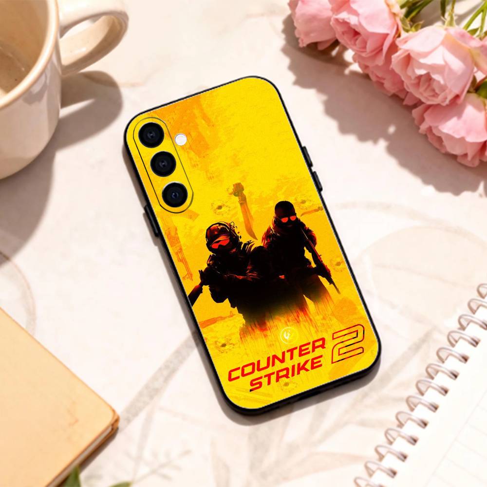 G-Game C-CS2 C-Counter S-Strikes   phone Case For Samsung Galaxy A73,A72,A71,A70,A53,A52,A51,Others Soft Black Shell
