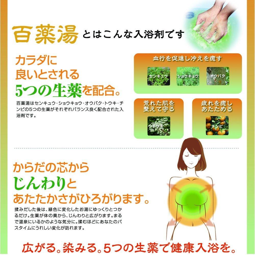 UYEKI Hyakuyakuto Medicinal Bath Additives 5 Types of Herbal Medicine Sodium Bicarbonate 30g X 10 Packets + (Quasi-drug)