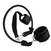 Ankle Strap Set Double Metal DRing Fitness Ankle Strap for Legs Butt and Core Exercise(Black Set )