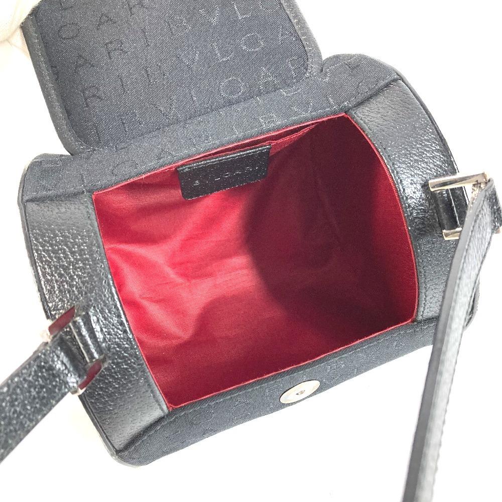 Bvlgari BVLGARI BVLGARI Logo Bag Flap Drum Type Shoulder Bag Hand Bag