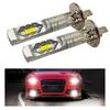 Meliore LED H1 Fog Lamps, Headlight Bulbs, Vehicle Inspection Compliant, Universal Fit, 12V, High Brightness, 72W, 7000lm, 6000k, White