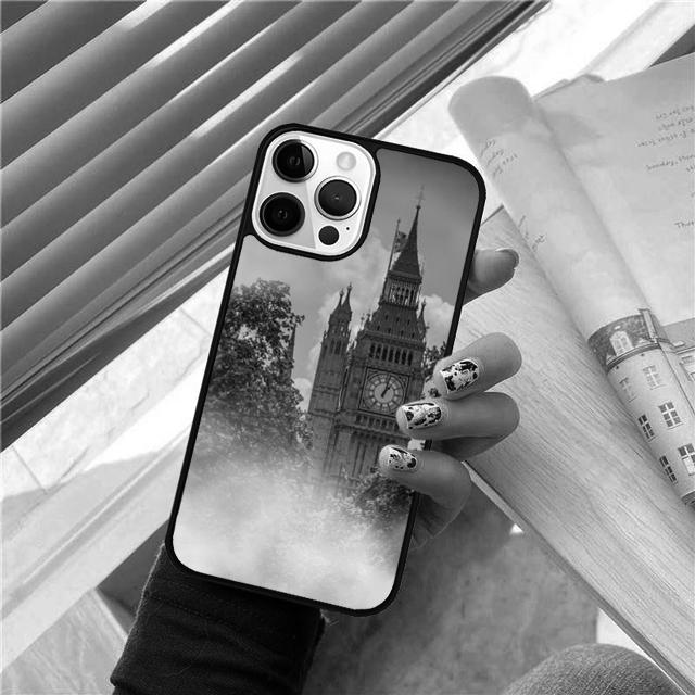 London Eye Eiffel Tower Big Ben Cover For iPhone 17 Air 15 16 14 13 12 Pro Max 11 Pro Max Plus Phone Case Coque