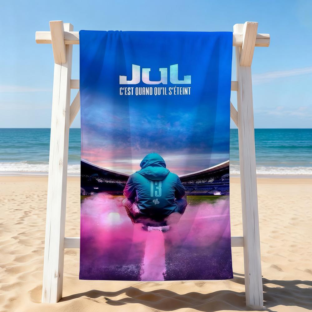 French singer Jul Towel Drying Bath Towel Applicable To Light Swimming Camping Yoga Beach Out