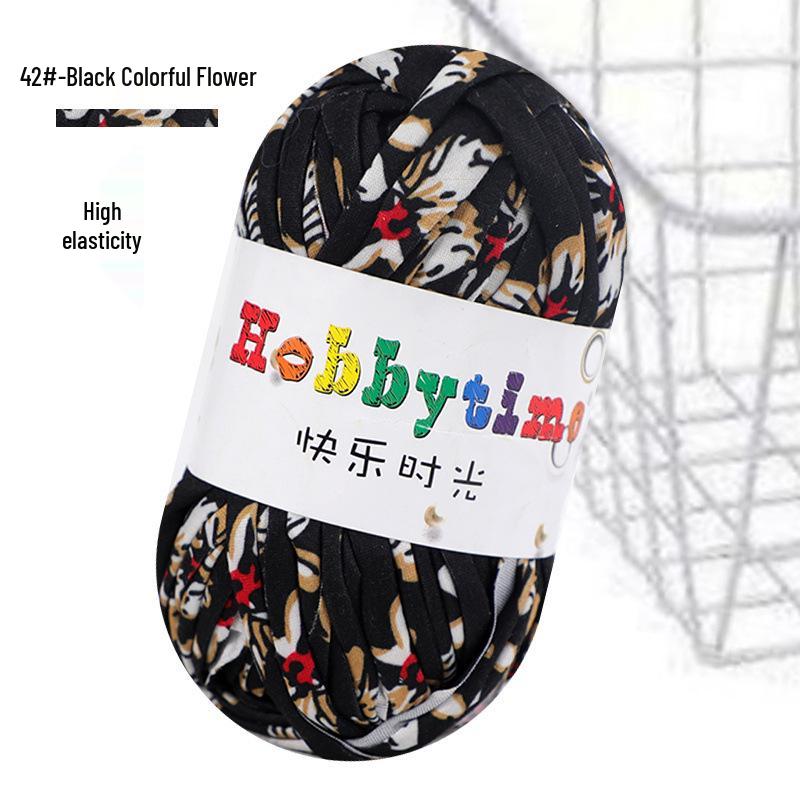 Cloth Strip Yarn DIY Crochet Kit: Handmade Bag, Knitting Material for Cushions, Carpets, and Dolls