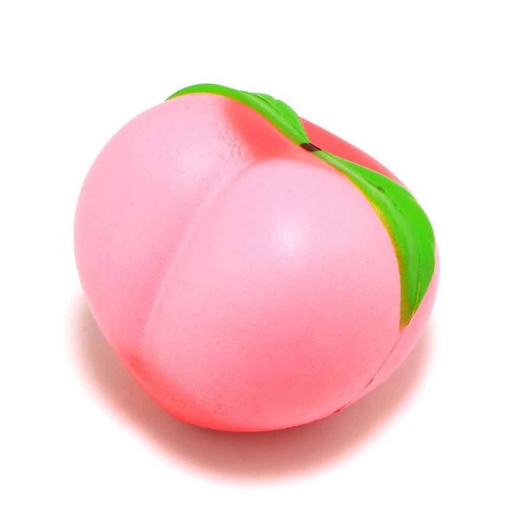 Fidget Toy Cartoon Pfirsich PU Squishy Langsam aufsteigend Stressabbau Kawaii Kinder Squishies Spielzeug Frucht Quetschbälle Geschenk für Kinder
