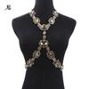 Fashion Carnival Masquerade Women Sexy Underwear Rhinestone Body Chain Crystal Bikini Bra Chain