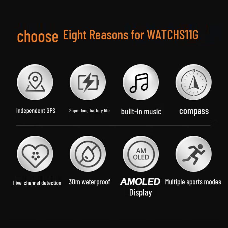 Watch 11 GPS Professionell Sport Smartklocka (CN-version)