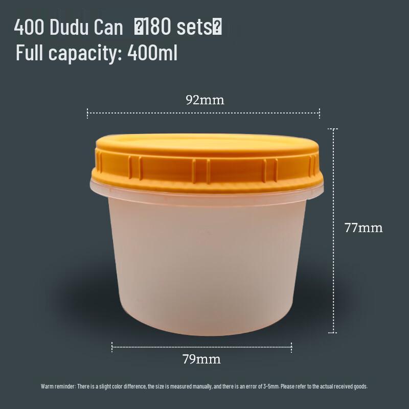 

400ml Disposable Round Plastic Containers