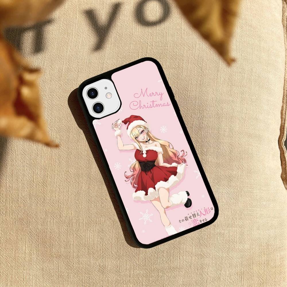 

Anime My Dress Up Darling For iPhone 17 16 15 14 13 Pro 12 11 Pro Max Hard PC+TPU Phone Cases Back Cover iPhone 17pro max