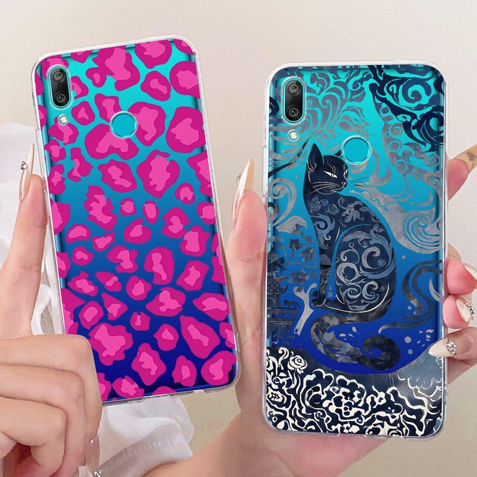 For Huawei Y7 2019 New Simple Style Phone Case For Huawei Y 7 Y7 Prime Pro (2019) Transparent TPU Soft Silicone Cases