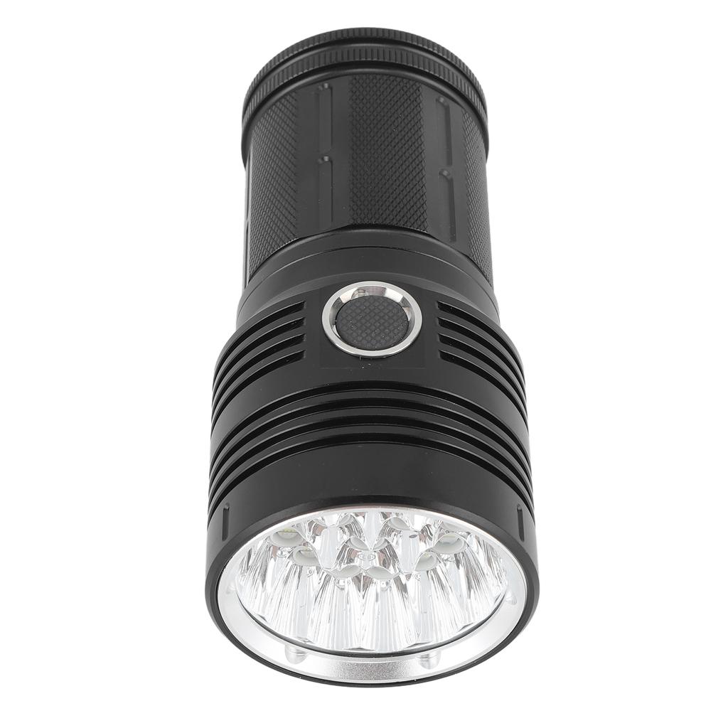 Strong Light Flashlight 10000LM 300?500 Meters LED 4 Modes Rechargeable Handheld Camping Light for