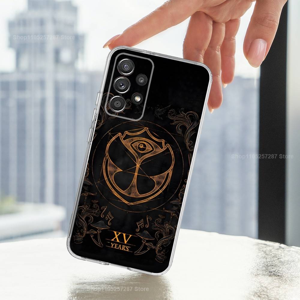 

Music T-TOMORROWLAND Case For Samsung A51,30,71,S9,Ultra,Lite,S22,21,PIus,10,20,FE,23,Transparent, Silicone SamsungA51