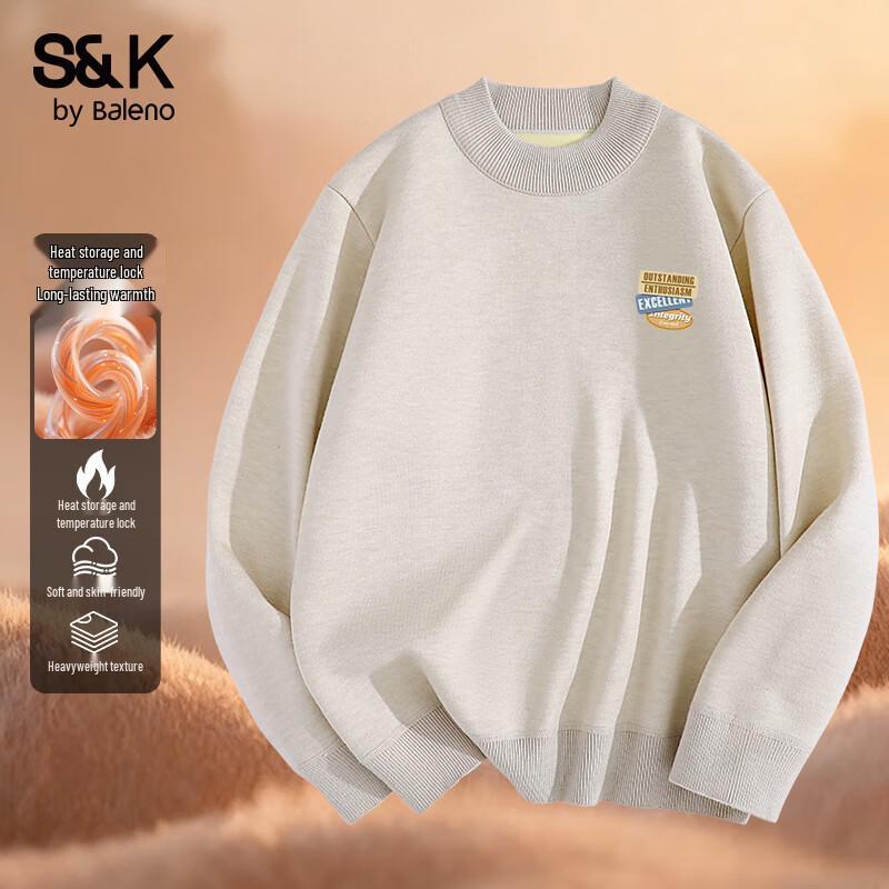 Baleno Men's S&K Semi-High Neck Knit Sweater