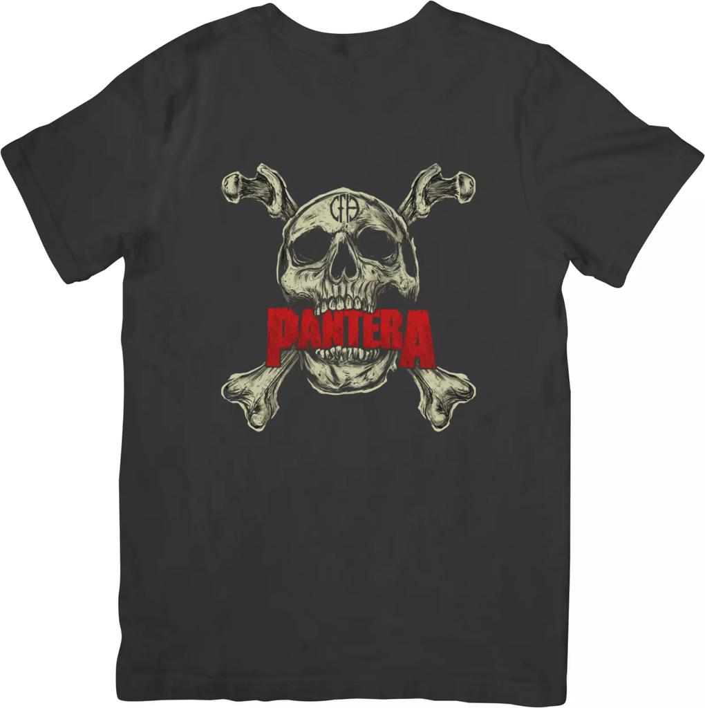 Pantera Music Unisex Fit for Men & Women Quality Cotton T-Shirt Black