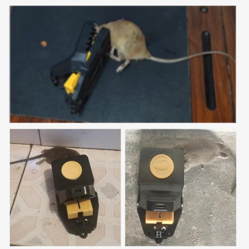 Upgraded Large Mouse Rat Traps Safety High Sensitive Snap Big Plastic Mouse Trap Rodent Catcher