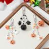 Halloween Pumpkin Skeleton Specters Keychain DIY Accessory With Zinc Alloy Charm For Party Decorations