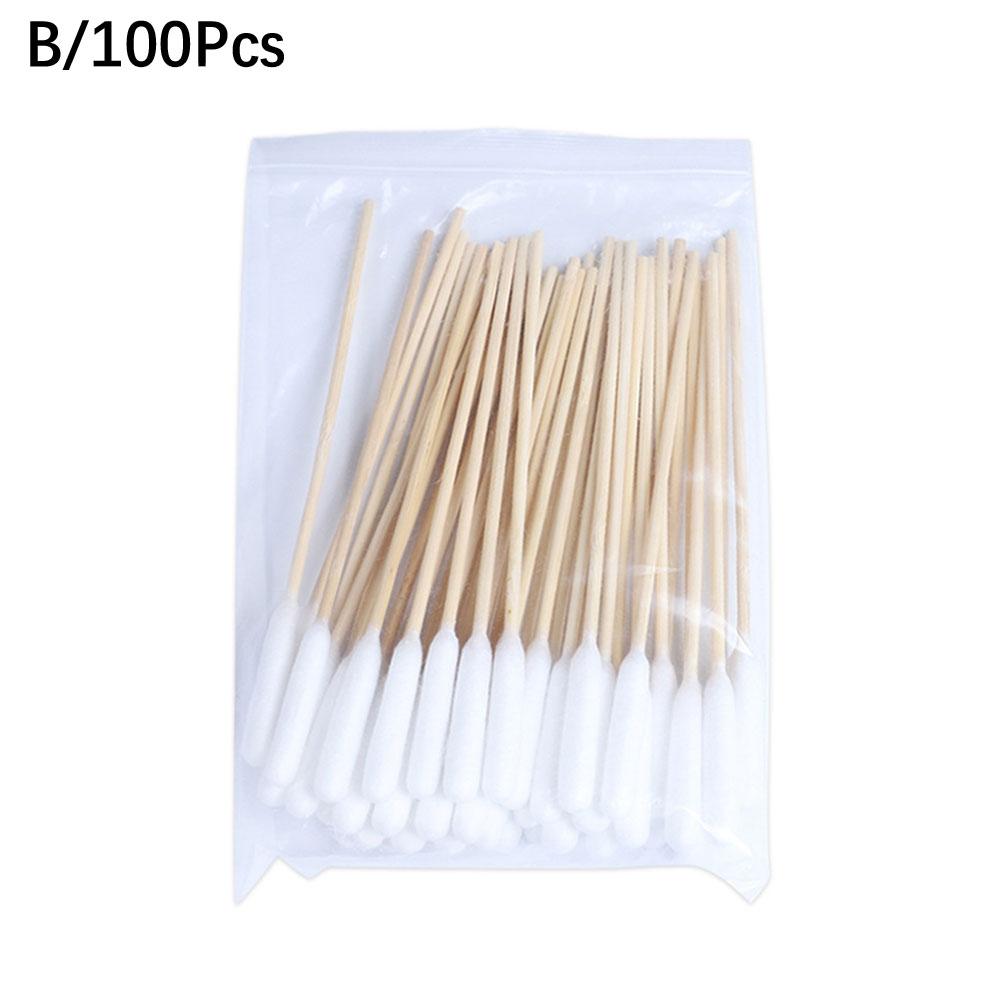 50/100 PCS Cotton Sticks Dog Ear Cleaning Cotton Sticks Dogs Cats Ear Cleaning Stain Removal Pet Ear Wax Removal Cotton Swabs