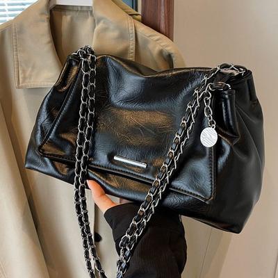 Borsa di grande capacità per donna Borsa a mano 2024 Nuova borsa a tracolla di alta qualità popolare Borsa a tracolla a catena