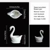 Swan Ceramic Flower Pot Flower Container Vase Pot Ornament Succulent Planter Pot For Table Centerpiece Decors Office Home Bonsai