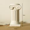 Roman Pillar Greek Column Statue Candle Holder Resin Figurine Home Desktop Decor Ornament Pography Prop Architectural Detail
