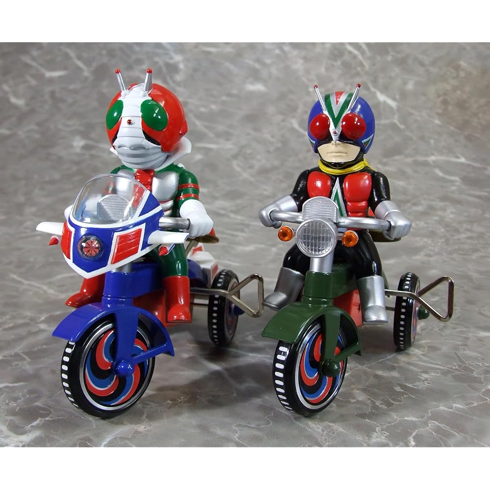 ART STORM EX Tricycle "Kamen Rider V3" Kamen Rider V3 B-Type Wind-Up Tricycle Figure