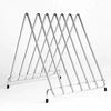New Stainless Steel Cutting Board Rack 6 Grids Wear-Resistant Drainage Stand Non-slip Rust-Proof Storage Rack