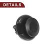 TUCKBOLD 100 Black Bumper Push Type Plastic Retainer Rivets Durable Car Front Fender Skirt Clip for Toyota Sienna 1998-2020 No.9046707164/0940907332