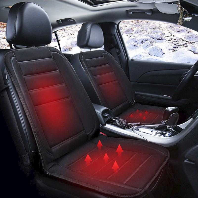 12V Car Electric Heated Seat Cushion - Winter Warm Pad for Car Interior