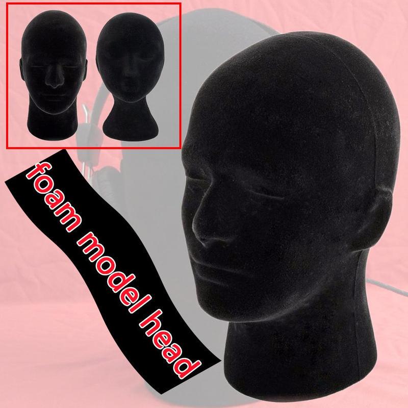 ywbtuechars Styrofoam Mannequin Head Model Sunglasses Eyeglass Stand Hat Cap Display Holder Mannequin Head Foam Head 1
