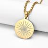 Simple Sun Necklace Retro Korean Necklace Gift for Girls