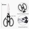 Kitchen Scissors Kitchen Shears Chicken Kitchen Bone Scissors Multi Purpose Non Slip  Sharp Stainless Steel Kitchen Aid Is Also Suitable