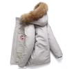 Real Fur Collar Men's Down Jacket Men's Couple Women's Winter Tooling Thickened To Keep Warm and Cold