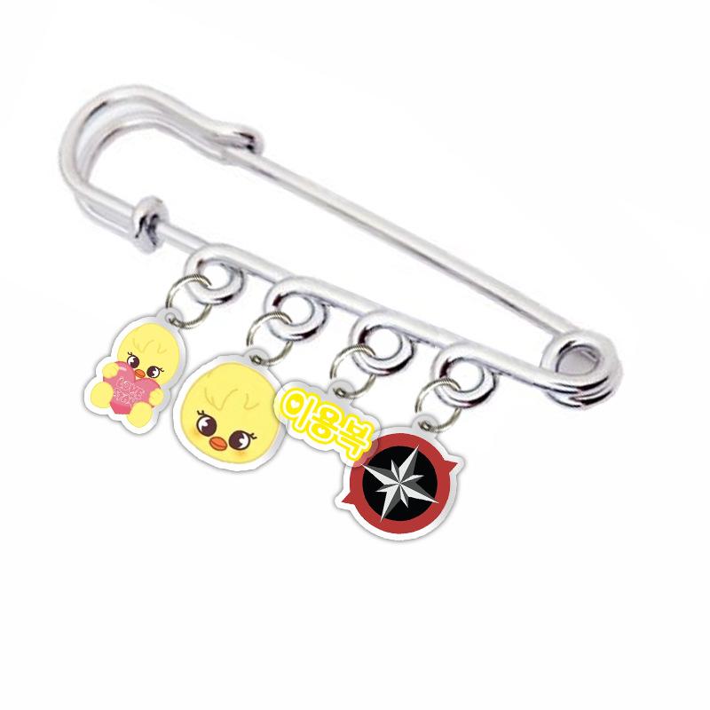 Skzoo New Pin Acrylic Accessories Star Cartoon Acrylic Keychain Staykids Cartoon Animal Cute Bag Clothing Accessories