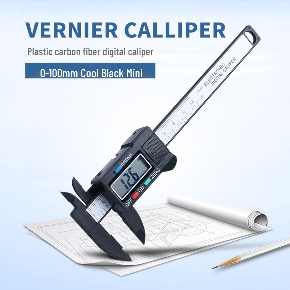 0-150mm All-Plastic Digital Vernier Caliper with Depth Gauge